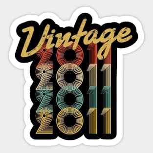 10Th 2011 Pop 10 Yrs Old Sticker